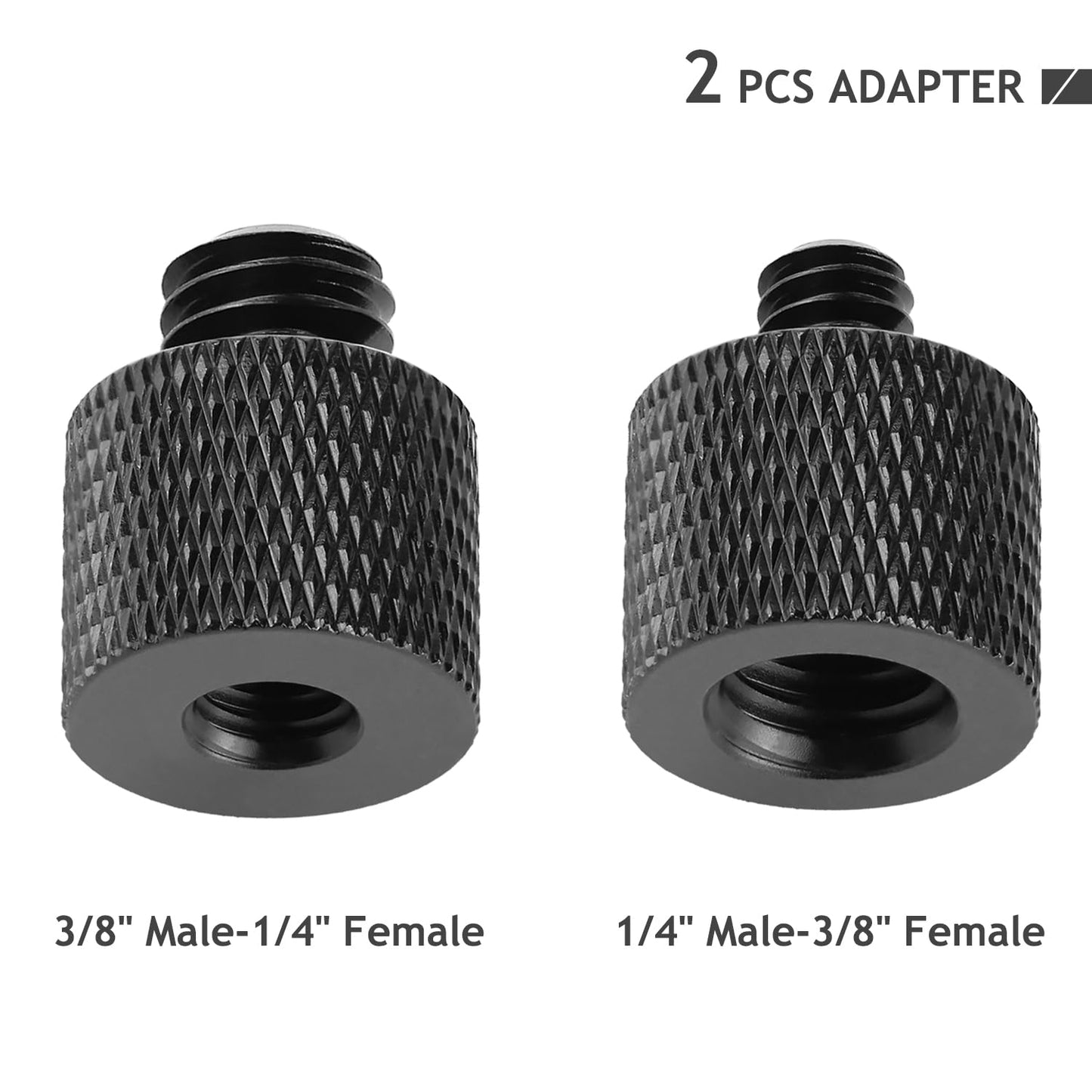 Frgyee 1/4 to 3/8 & 3/8 to 1/4 Camera Tripod Adapter - Male to Female Screw for Camera, Mount, Monitor