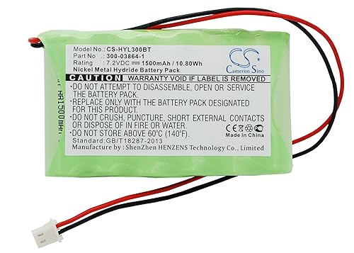 Cameron Sino Battery for Safewatch QuickConnect Plus QuickConnect Security System Pulse TS Keypad WALYNX-RCHB-SC Lynx Alarm Security Panel, BW64, Lynx