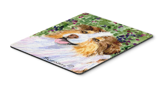 Caroline's Treasures SS8819MP Australian Shepherd Mouse Pad, Hot Pad or Trivet for Home Office Gaming Working Computers Laptop Mouse Mat,Washable