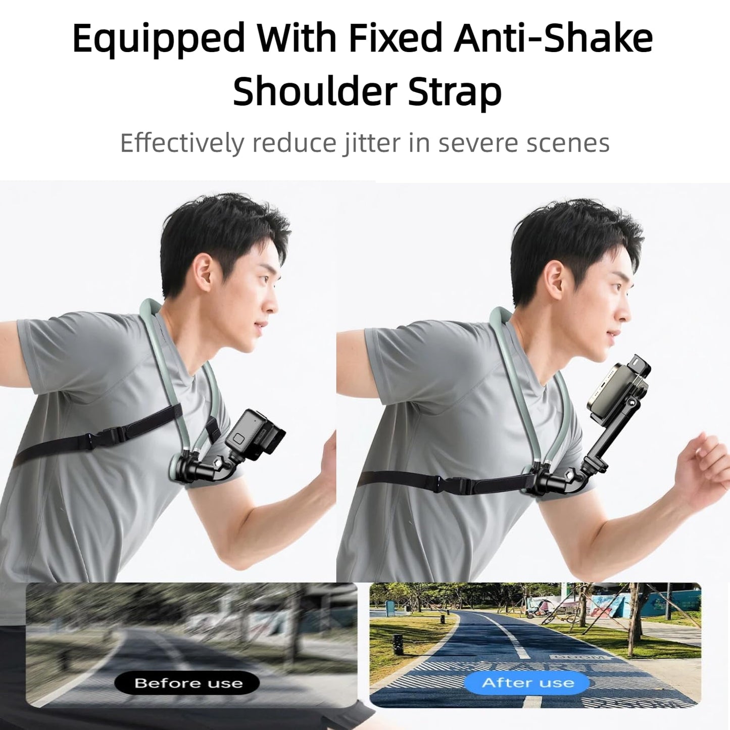 Neck Hanging Phone Holder,Hands Free POV/Vlog Chest Camera Phone Holder for Video Recording,Compatible with iPhone, Andriod, Gopro, Action Camera,with
