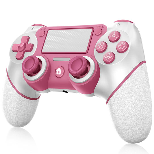 Wireless Controller Compatible with PS4/Pro/Slim, Black ps4 controller with Dual Vibration, 1000mAh Battery, 6-Axis Motion Sensor, Built-in Speaker