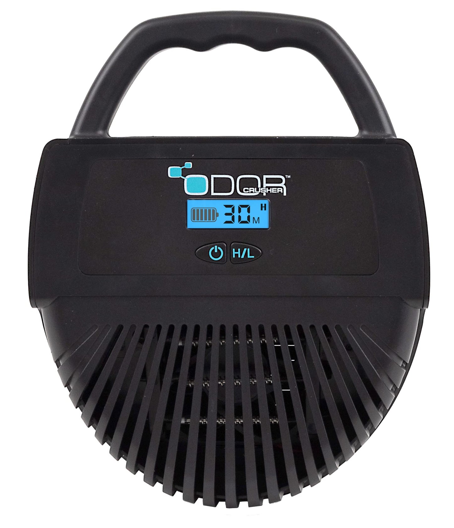 Odor Crusher - Portable Clean Odor Eliminator, Adjustable Power Settings & Custom Cycle Times, Compact size 9" x 7.15" x 3.5", Wall-Mountable