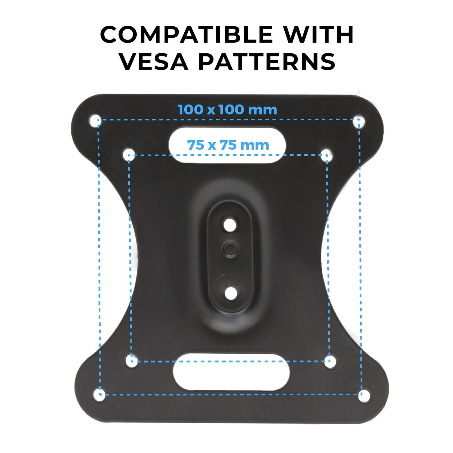 HumanCentric VESA Mount Adapter Compatible with MSI Optix MAG341CQ, AG32C, AG32CQ, G24C, G27C, G27C2 Monitors, Does Not Fit MAG24C, for 75x755