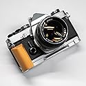 Handmade Wooden Wood Hand Grip L Alloy Base Plate for Olym pus OM2 OM1 OM-1 OM-2 Camera Holder (Gold Sandalwood + Silver Base)