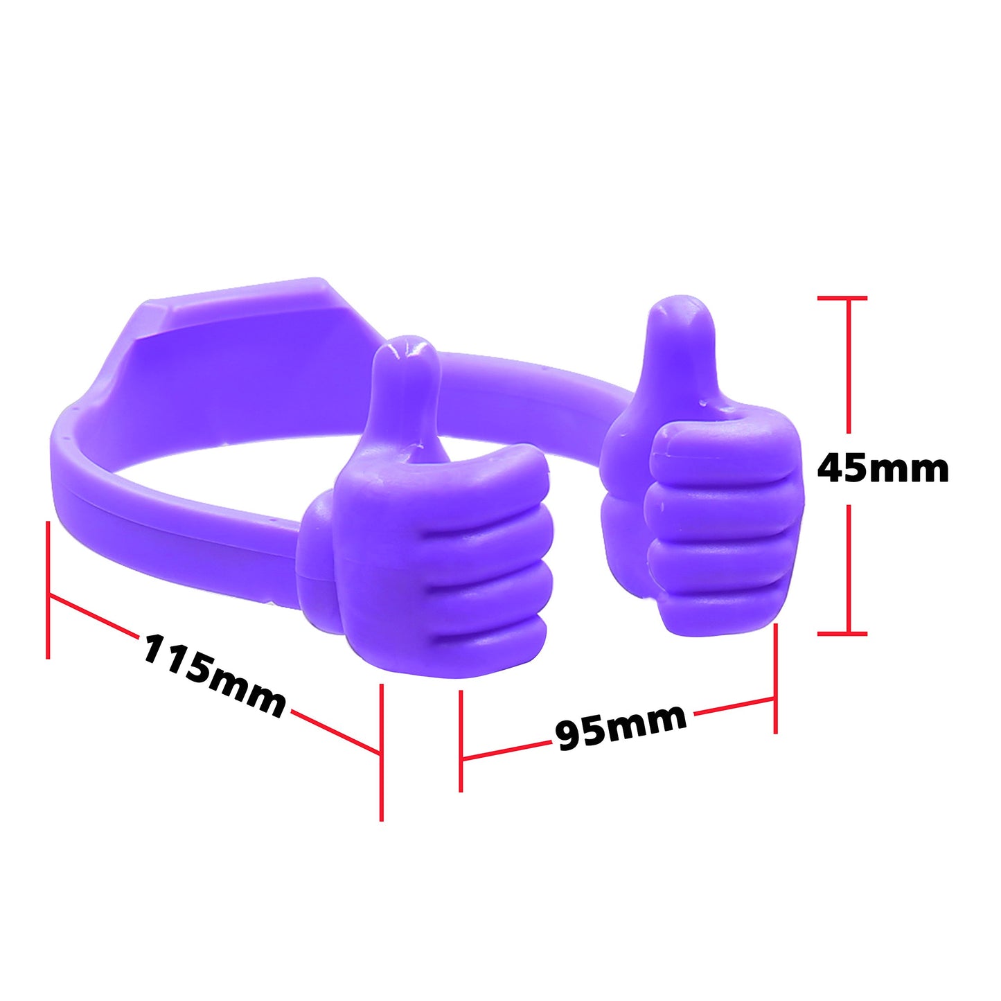 Honsky Thumbs-up Cell Phone Stand Holder,Tablet Stand Cradle for Desk Desktop Smartphone Cellphone Mobile Phone,Tablets - Universal, Adjustable