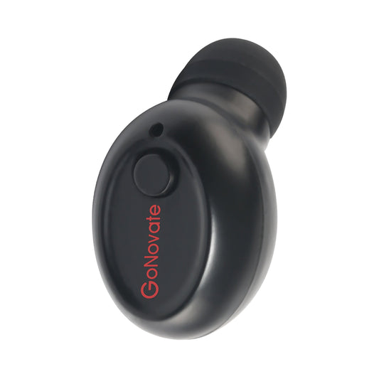 GoNovate G8 Bluetooth Earpiece Wireless Headphone Mini Invisible Earbud, 6 Hrs Playtime 2 Magnetic USB Chargers Tiny Smallest Headset Single Car