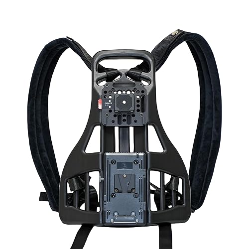 Video Outdoor Live Streaming Broadcast Backpack Plate Vest For V-Mount Battery Clamp Power Output Supply Wireless Video Transmission System Expandable