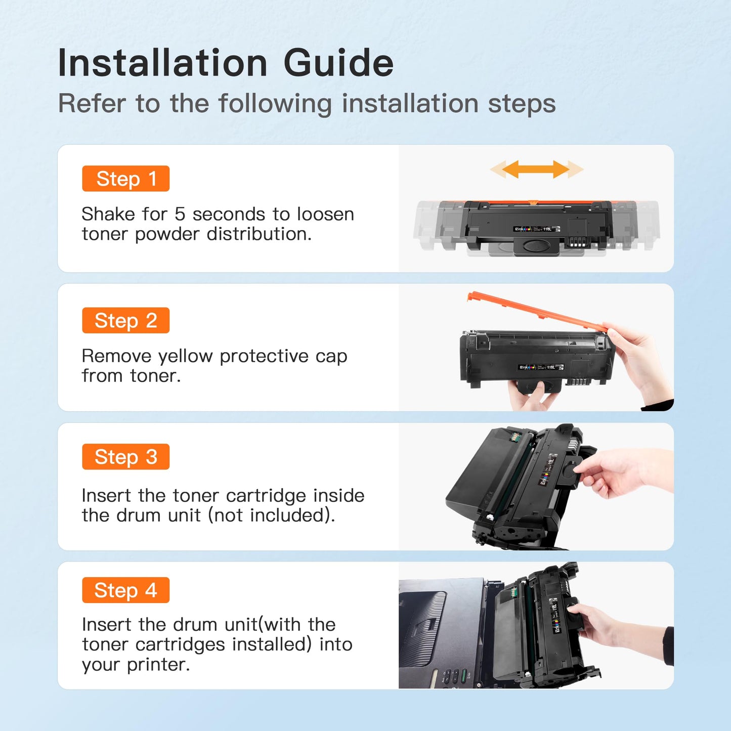 E-Z Ink Compatible Toner Cartridge Replacement for Samsung 116L MLTD116L D116L MLT D116L to use with SL-M2625D SL-M2675F SL-M2825DW SL-M2835DW