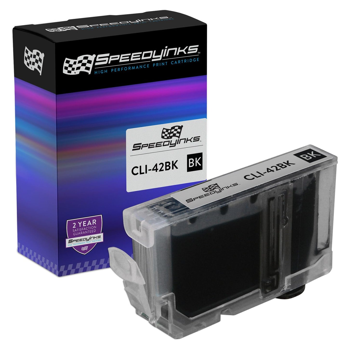 SPEEDYINKS Compatible Ink Cartridge Replacement for Canon 6384B002 CLI-42BK / CLI-42 (Black) Compatible with the Following Printer Model Canon PIXMA