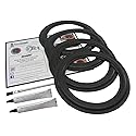Infinity RS IIa, RSIIb, RS IIIA, RS IIIb, 10 Inch 4-Pack Speaker Foam Surround Repair Kit FSK-10i (4 Pack)
