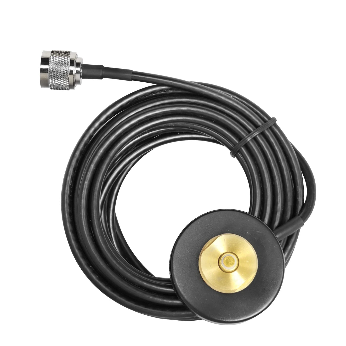 NMO Mount Magnetic Antenna Base with N-J Plug Cable Connector 5M 17ft RG-58 Coaxial Cable for Car Bus Taxi Mobile Radio Antenna