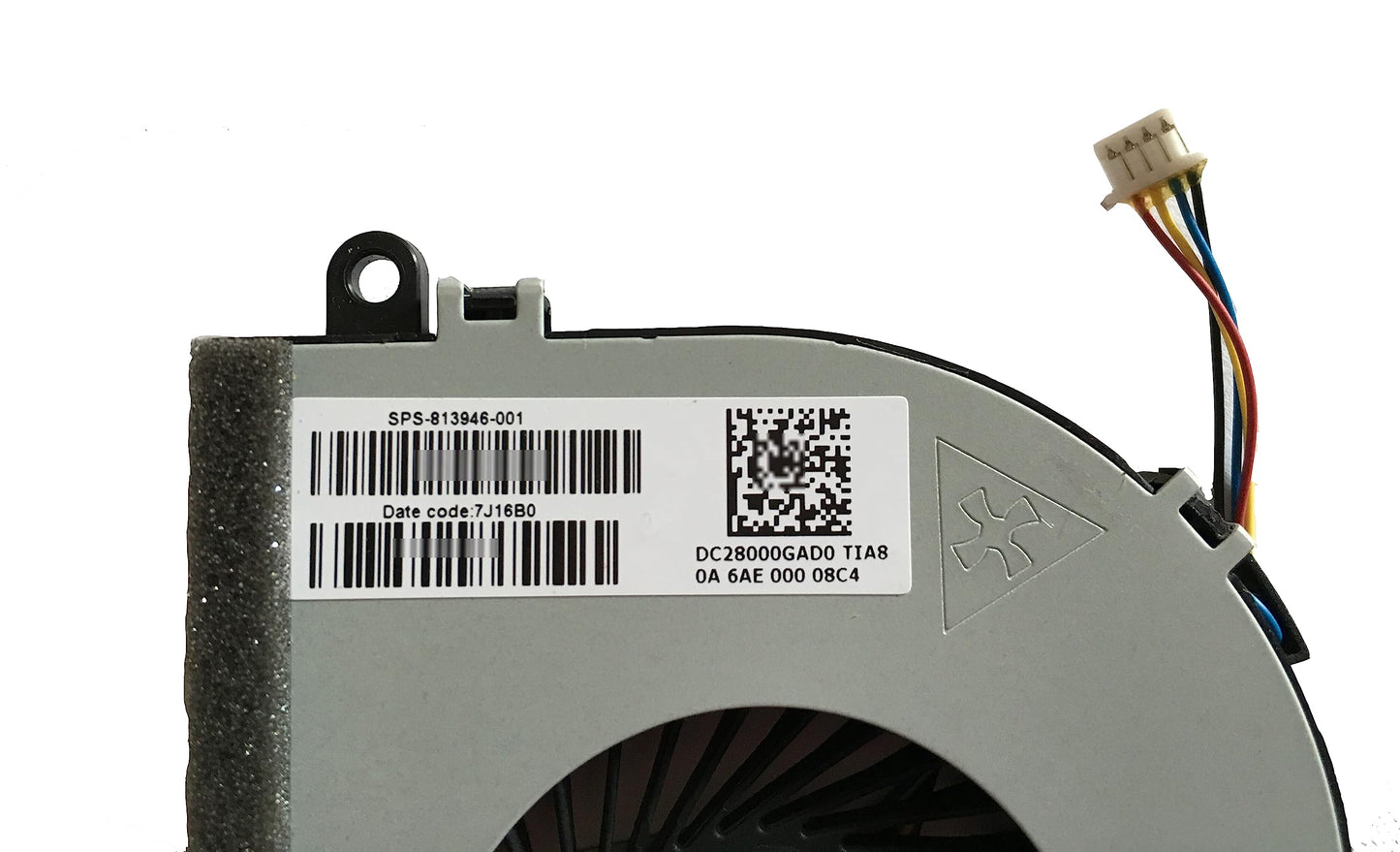 HK-Part Replacement CPU Cooling Fan for HP 250 G4 255 G4 Notebook 15-AC 15-AF Series, 4-Pin 813946-001