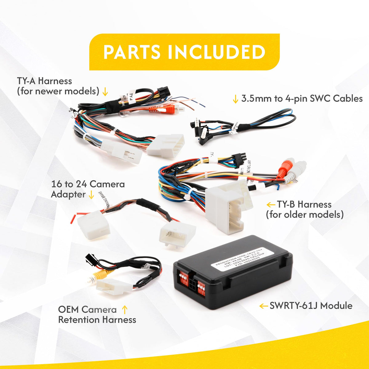 Crux SWRTY-61J Radio Replacement Accessories