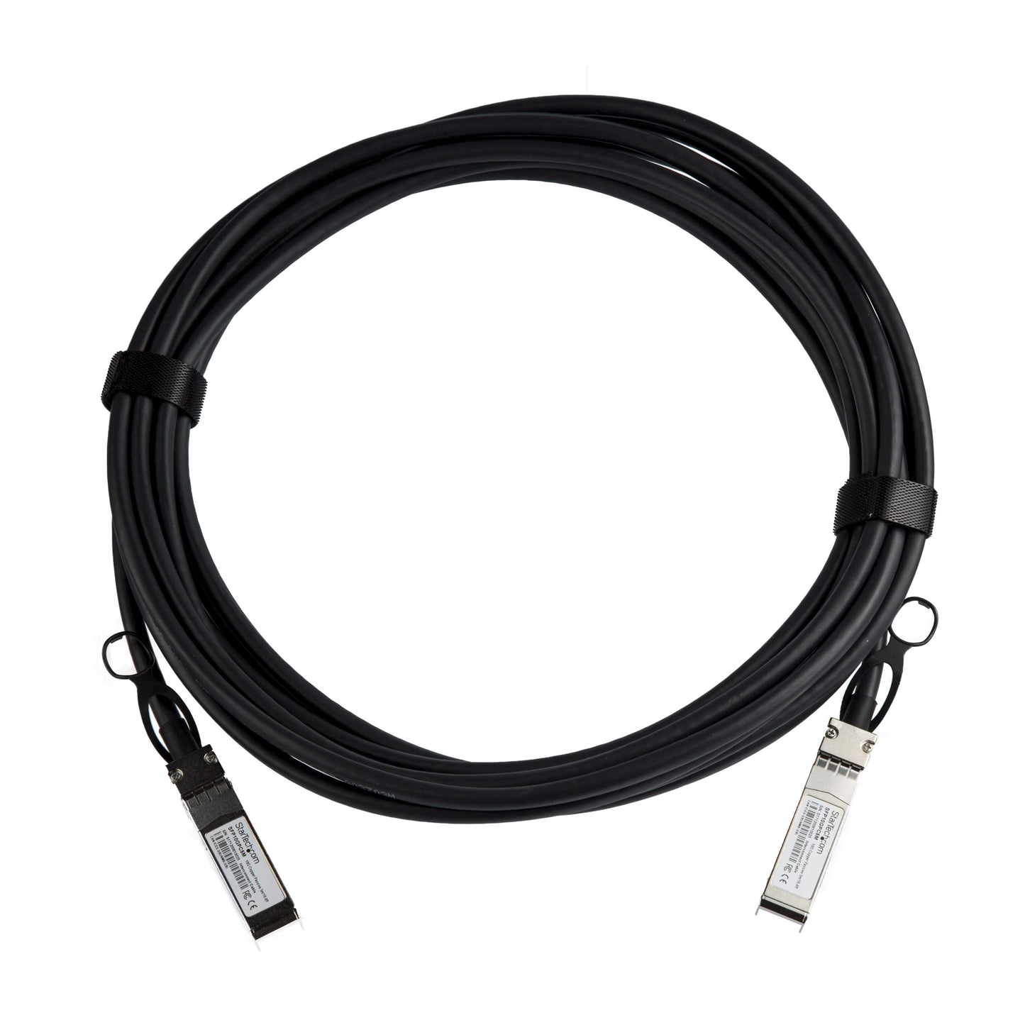 StarTech.com MSA Uncoded Compatible 5m 10G SFP+ to SFP+ Direct Attach Breakout Cable Twinax - 10 GbE SFP+ Copper DAC 10 Gbps Low Power Passive