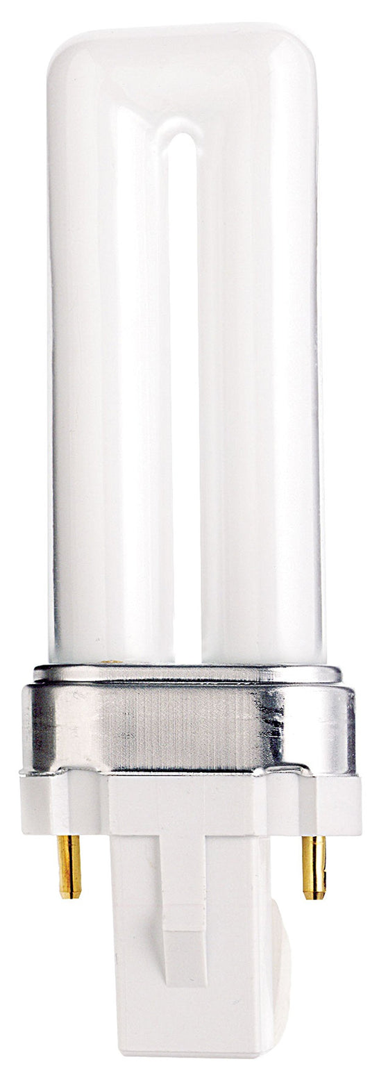 (Pack of 10) Satco S8308, 4100K 9-Watt G23 Base T4 Twin 2-Pin Tube for Magnetic Ballasts, Compact Fluorescent Bulb10