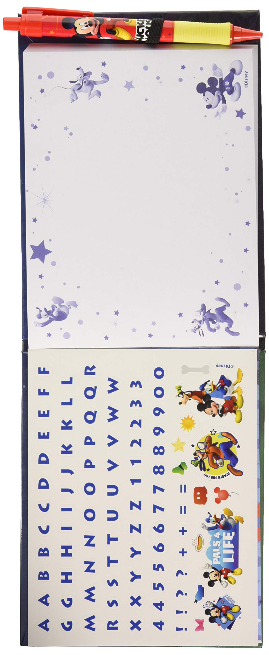 Disney Mickey and Friends Deluxe Autograph Book with Pen