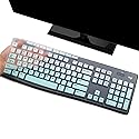 Keyboard Cover Skin Protector for Logitech MK295 MK275 MK270 Wireless Keyboard, Logitech K200 K260 K270 K275 K295 MK200 MK260 Ultra Thin Desktop PC
