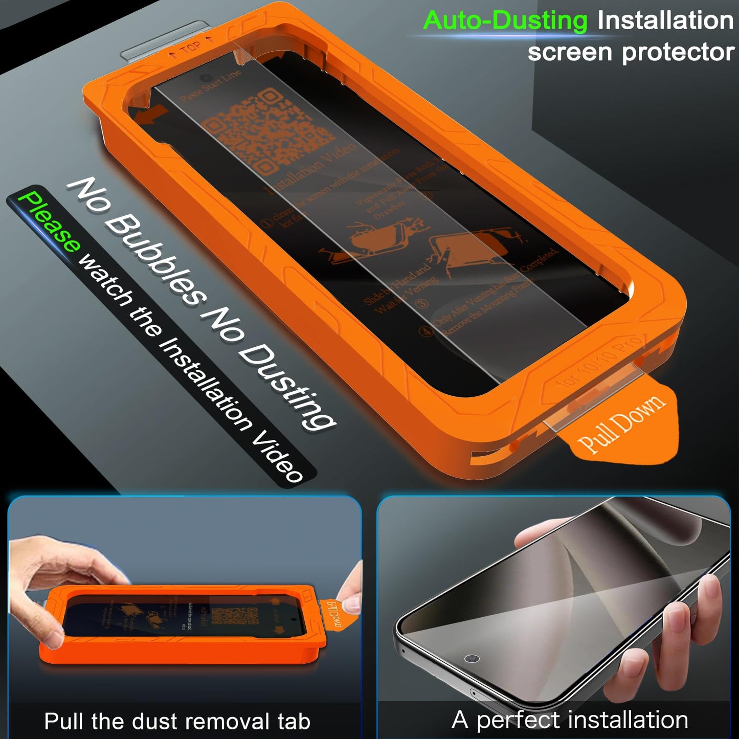 IMBZBK 3 Privacy Screen Protector for Google Pixel 10 Pro XL, Orange