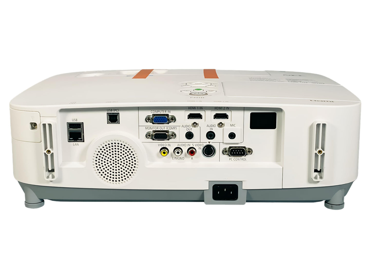 Versatile 3LCD Projector: WXGA Resolution 4000 Lumens Closed Captioning DICOM Brightness for Gaming and Digital Signage - HDMI USB, Bundle HDMI Cable