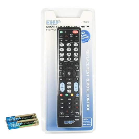 HQRP Remote Control Compatible with LG 50PJ350 50PK250 50PK540 50PK550 50PM1M 50PM4M 50PS30 50PS60 LCD LED HD TV Smart 1080p 3D Ultra 4K