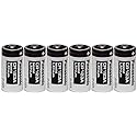 Panasonic Industrial CR123A Lithium Battery 3V 6 Pack