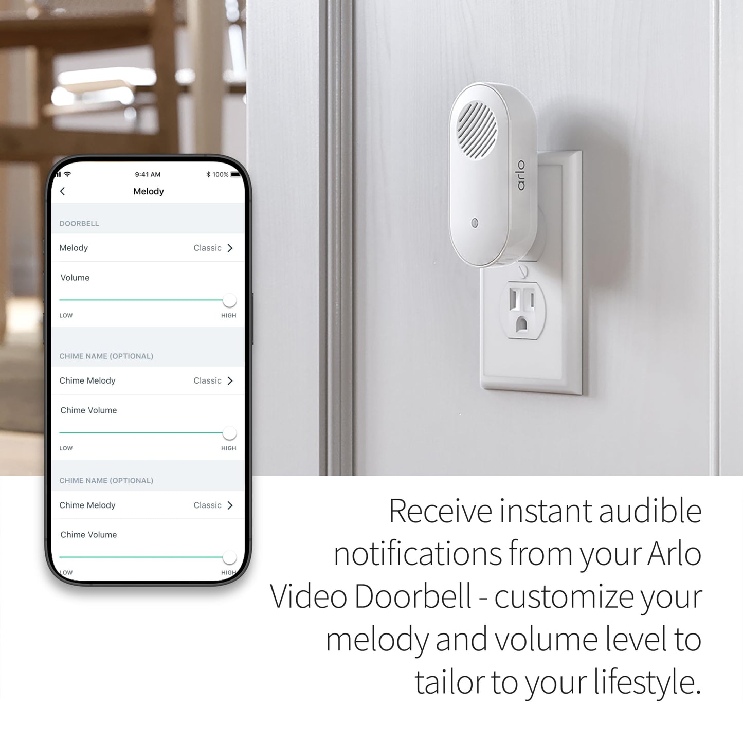Arlo Video Doorbell 2K + Chime 2 (2nd Gen, Latest Release), Wireless or Wired Option, 2-Way Audio, Night Vision, Head to Toe View, Package Detection