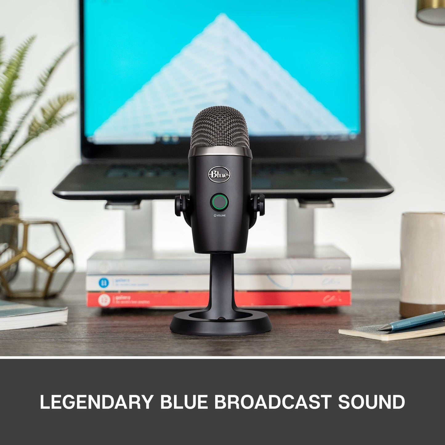 Logitech for Creators Blue Yeti Nano USB Microphone for Gaming, Streaming, Podcasting, Twitch, YouTube, Discord, Recording for PC and Mac, Plug & Play