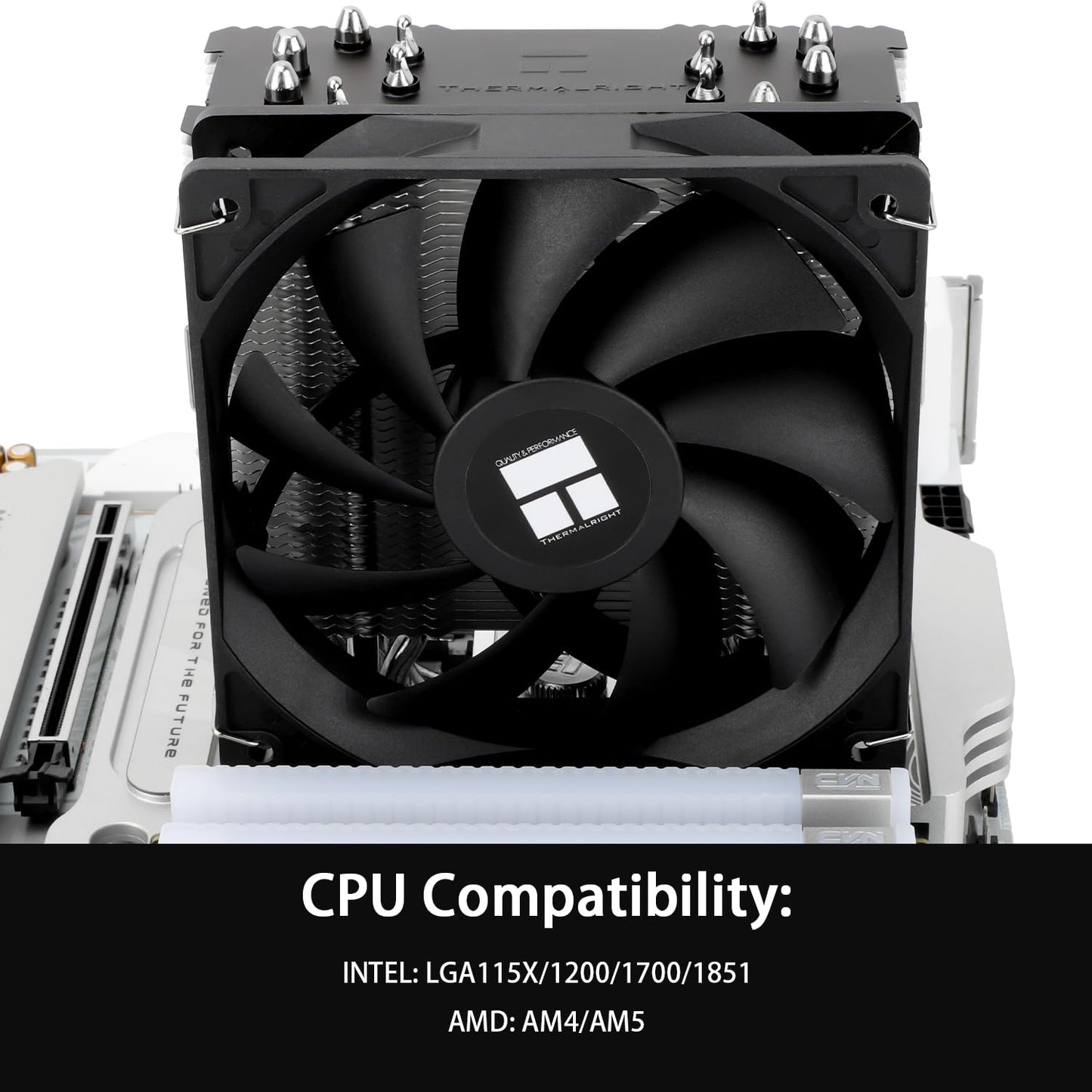 Thermalright Burst Assassin 120 SE CPU Cooler, 6 Heat Pipes Heatsink Cooler, 12cm PWM Fan CPU Air Cooler, AGHP Technology, for Intel