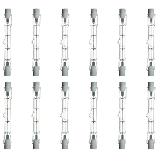 Sunlite Q150T3/CL/S/12PK Halogen 150W 120V T3 Double Ended Capsule Light Bulbs (12 Pack), Clear Finish