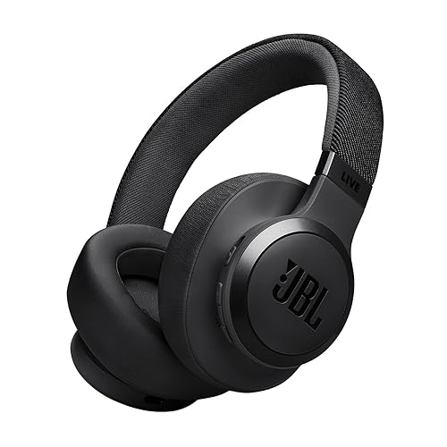 JBL Live 770NC - Wireless Over-Ear Headphones with True Adaptive Noise Cancelling with Smart Ambient, Up to 65 Hours of Battery Life, Comfort-fit…