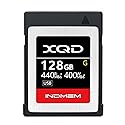 INDMEM XQD 128GB Memory Cards, 5X Tough MLC XQD Flash Memory Cards High Speed G Series| Max Read 440MB/s, Max Write 400MB/s