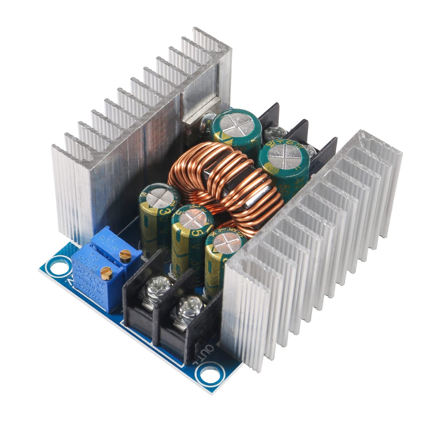 QCCAN 2PCS 20A 300W DC-DC Buck Converter Step Down Module Adjustable DC 6-40V to 1.2-36V Voltage Regulator Buck Converter Constant Current Power…