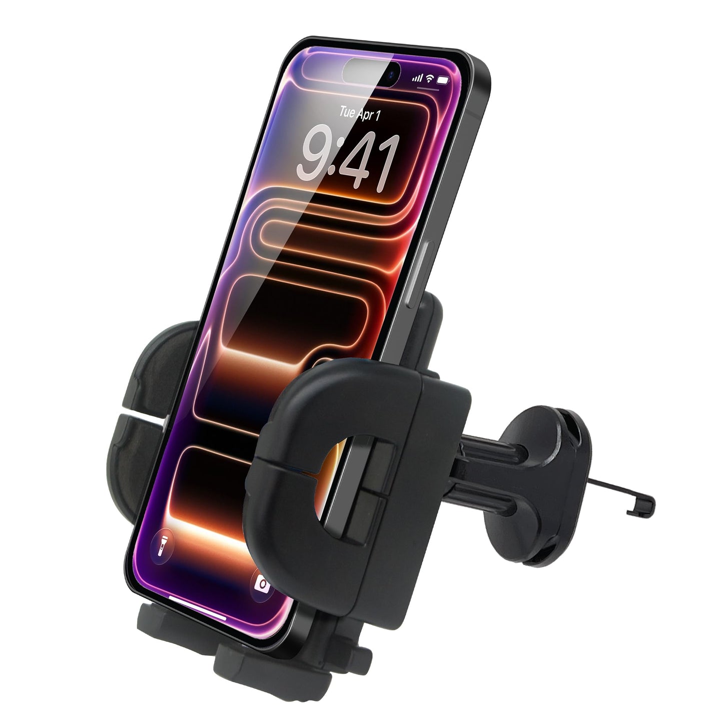Bracketron Grip-iT Universal Smartphone Air Vent Car Mount Phone Holder Hands Free iPhone X 8 Plus 7 SE 6s 6 5s 5 4s Samsung Galaxy S9 S8 S7 S6 S5
