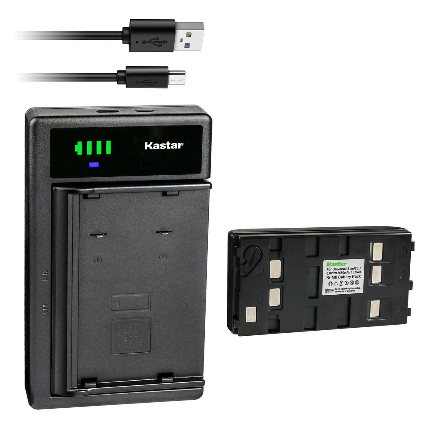 Kastar 1-Pack Battery and Smart USB Charger Compatible with JVC GR-SXM161US GR-SXM200 GR-SXM235U GR-SXM240U GR-SXM245U GR-SXM250US GR-SXM255 GR-SXM256