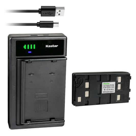 Kastar 1-Pack Battery and Smart USB Charger Compatible with JVC GR-SXM161US GR-SXM200 GR-SXM235U GR-SXM240U GR-SXM245U GR-SXM250US GR-SXM255 GR-SXM256