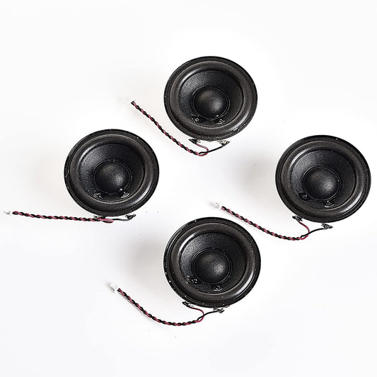 Cylewet 4Pcs 2inch 8Ohm 5W Full Range Audio Speaker Stereo Woofer Loudspeaker for Arduino (Pack of 4) CYT1121