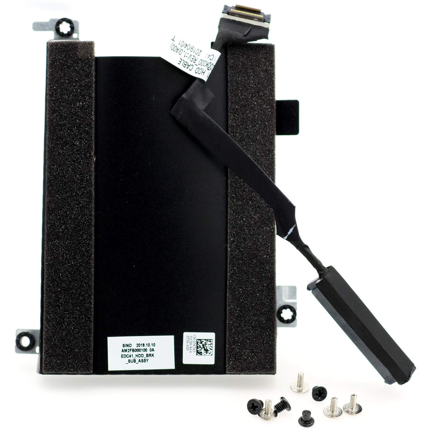 Deal4GO 2.5" HDD Hard Drive Caddy Bracket 767H3 w/ SATA Hard Drive Cable M9XKG Replacement for Dell Latitude 5400 5401 5410 5411