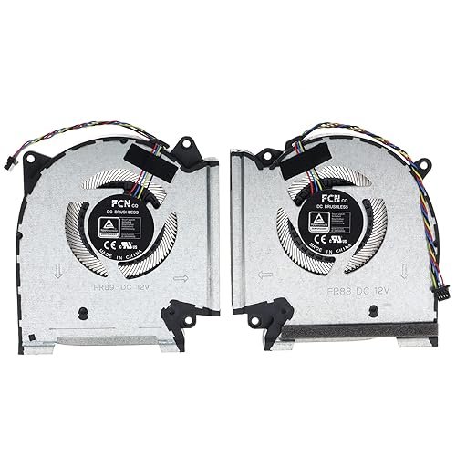 Replacement CPU&GPU Cooling Fan for Asus ROG Strix Scar 17 G733ZM G733ZS G733ZW G733ZX 15 G533ZM G533ZS G533ZW G533ZX G533ZM G533ZS G533ZW G533ZX FR88
