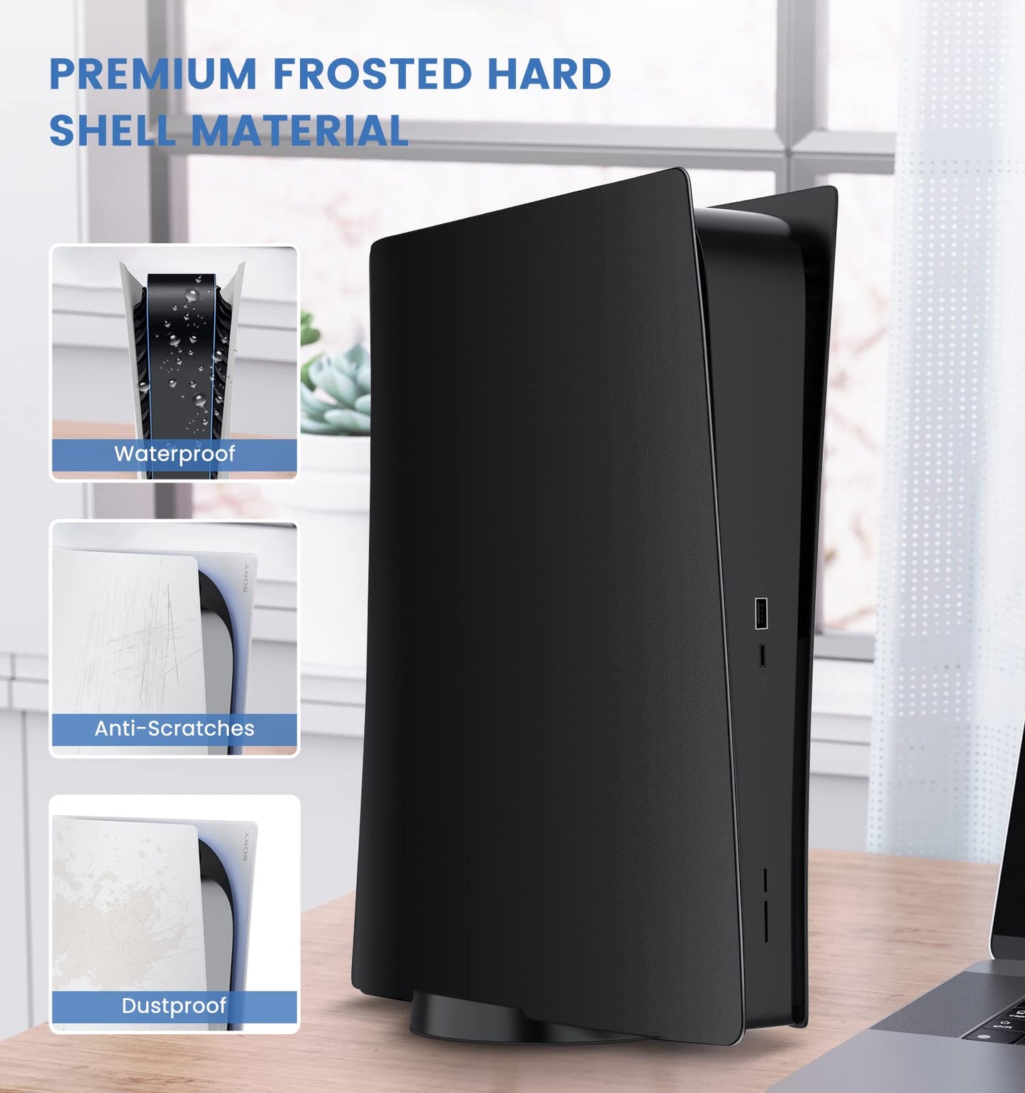 Wedorat Faceplate for PS5 Plate Digital Edition, Case Cover Customized for PlayStation 5 Digital Edition Hard Shell Skin Replacement Cover Plates