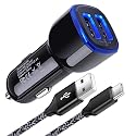 Car Charger for Samsung Galaxy A17 A16 5G A36 A56 A15 S26 Ultra S25 FE S24 S23 S22 S21 S20 A14 A13 A54 A53 A32 A21 A11 A51 A20 A01 A10E A9 A50 A71