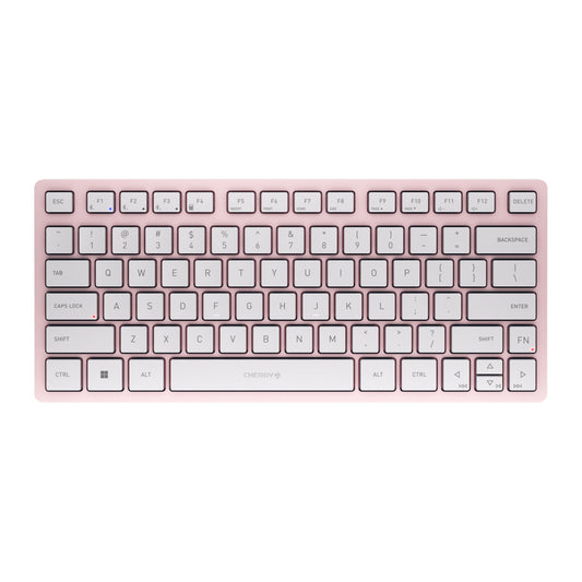 Cherry KW 7100 MINI BT Compact Wireless Keyboard, Cherry Blossom