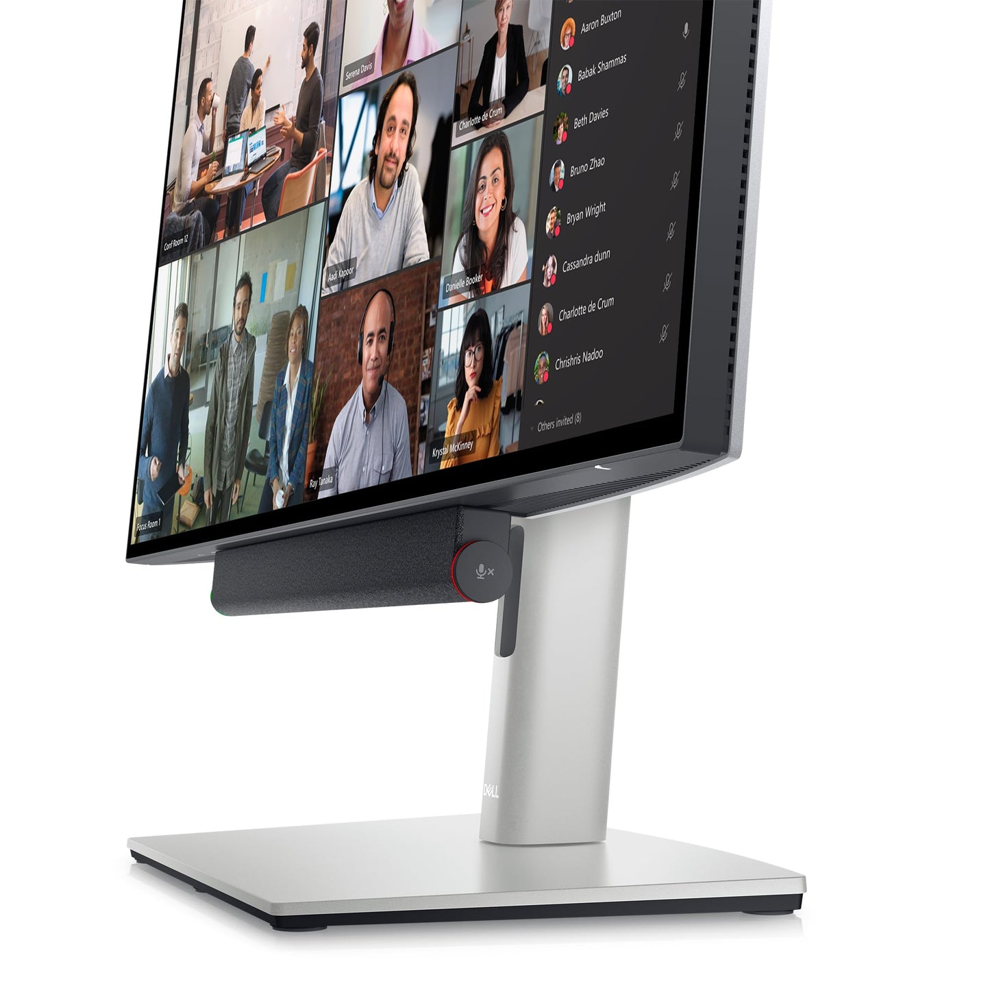 Dell Slim Conferencing Soundbar for Monitor - SB522A - Magnetic, Mute Microphone, Call Answer/end, Zoom Certification, Microsoft Teams Certified