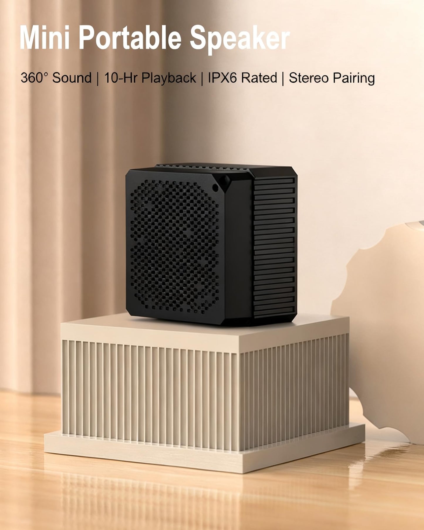 AYJBKL Portable Bluetooth Speakers, IPX6 Waterproof Wireless Outdoor Small Speaker with 24H Playtime, HD Stereo Bass, Bluetooth 5.3, Electronics