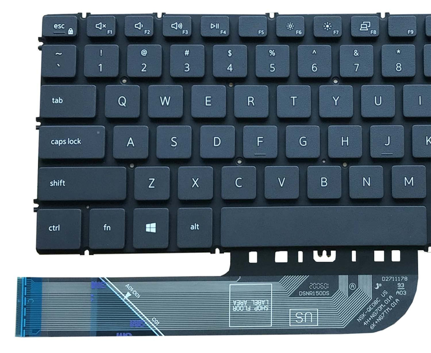 Keyboard go go go US Layout Laptop Keyboard for Dell inspiron 13 5301 5390 5391 7306 7390 7391, inspiron 14 5405 5406 5490 5493 5498 7405 7409 7490
