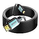 YOTETION 4K Micro HDMI to HDMI Male Cable 50FT Adapter, 4K@60Hz HDR Compatible for GoPro Hero, Canon/Nikon/Sony Zfc, Camera, Raspberry Pi 4, Video