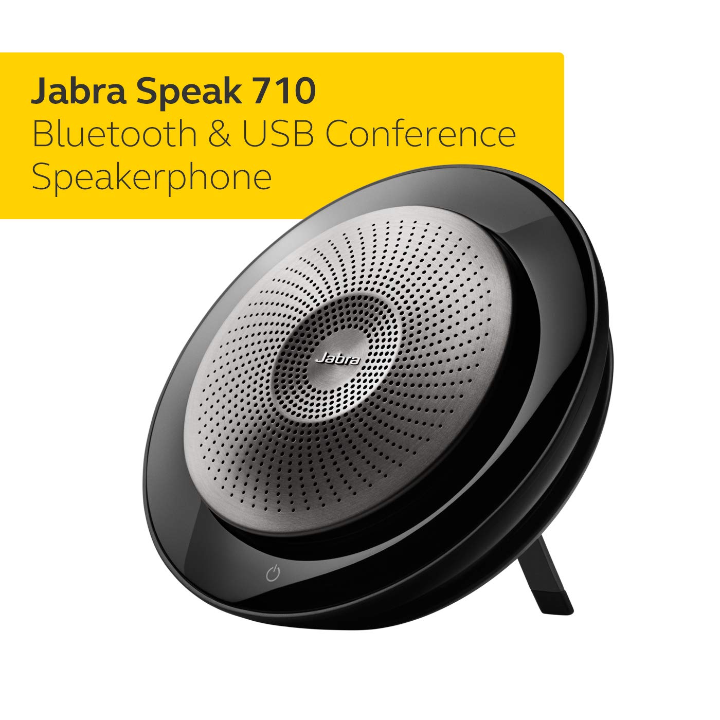 Jabra Speak 710 UC Wireless Bluetooth Speakerphone with Link 370 USB Adapter - Portable Conference Speaker for Holding Meetings Anywhere