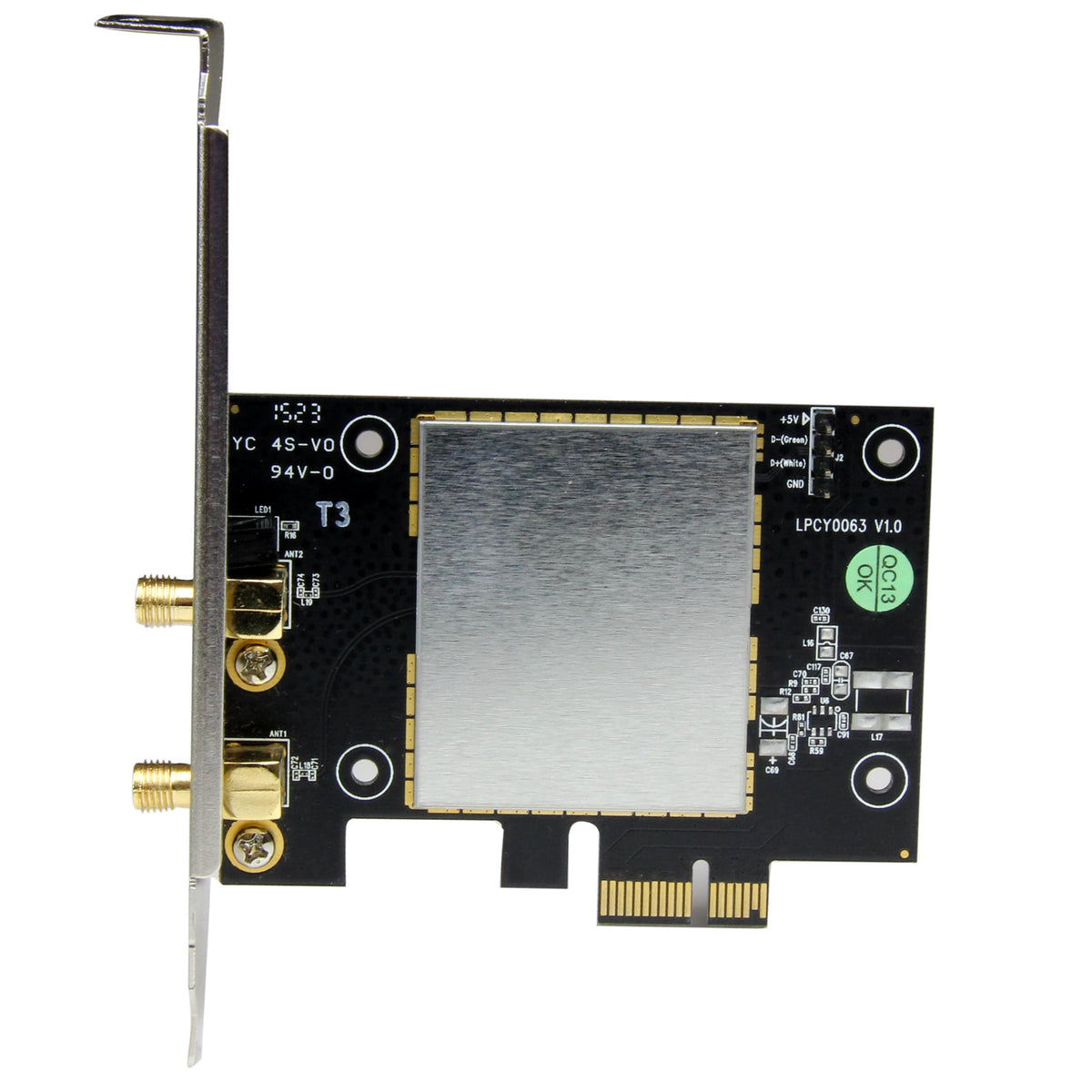 StarTech AC600 Wireless-AC Network Adapter, PCI Express, TAA (PEX433WAC11)