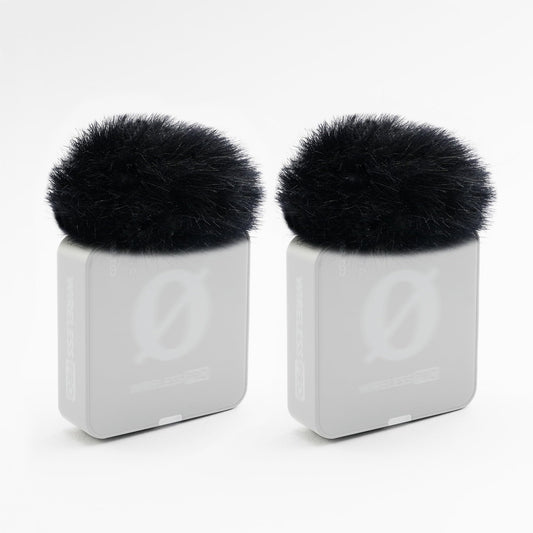 JCMOYUTY Windscreen for RODE Wireless PRO/ME Compact Wireless Microphone Deadcat Furry Cover, 2-Pack Pop Filter Accessory