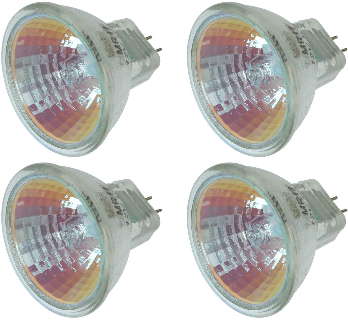 SQXBK Halogen Reflector Lamp 4PCS MR11 12V 10W Warm Light Halogen Light Bulb