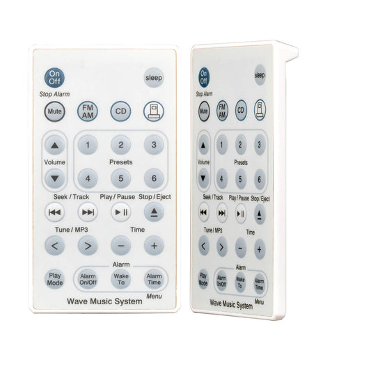 Universal Replacement Remote Control for Bose Sound Touch Wave Music Radio System I II III IV (Without Battery)-White